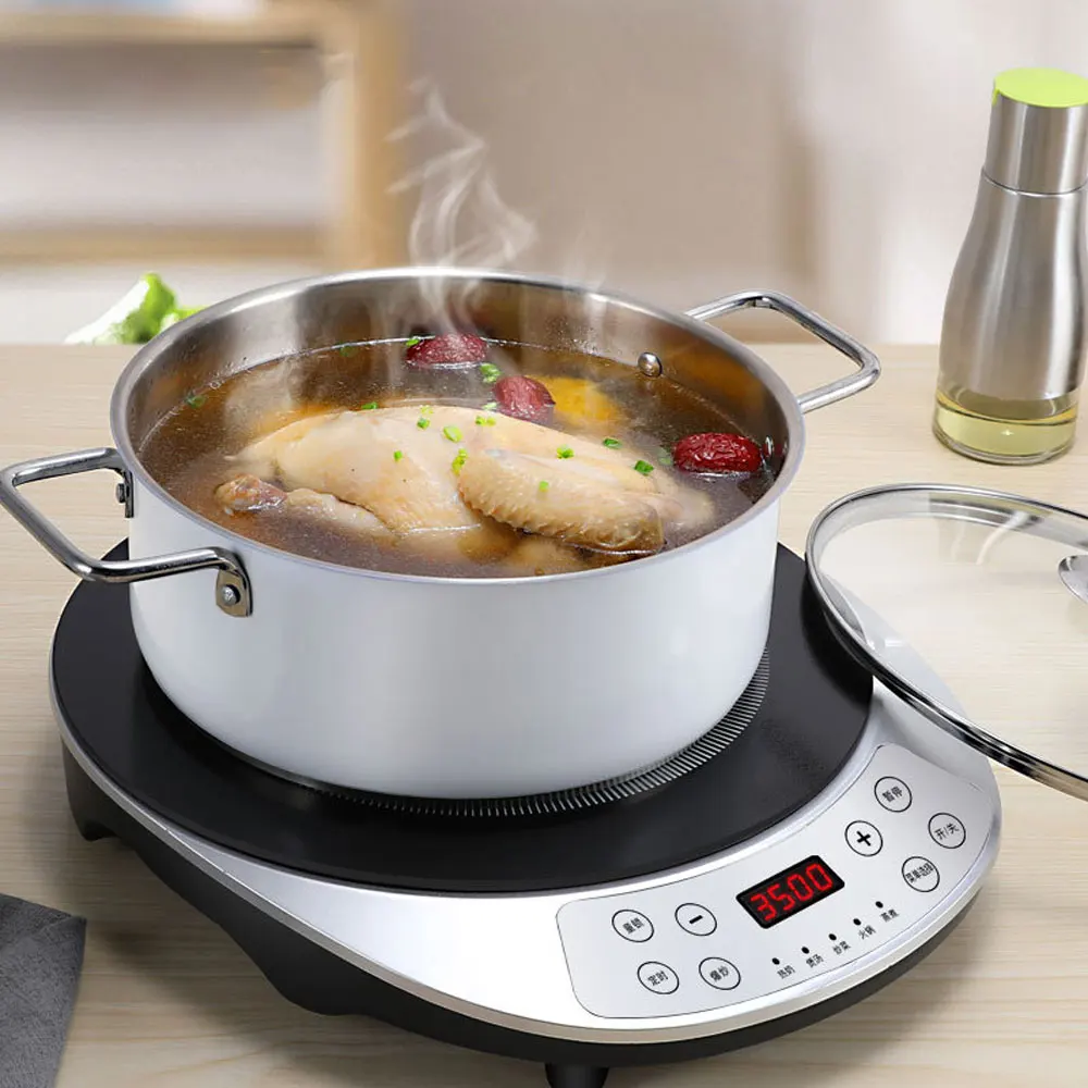 

Large Power 3500W Induction Cooker Household Multifunctional Hot Pot Cooking Machine Energy-saving Induction Electric Cook