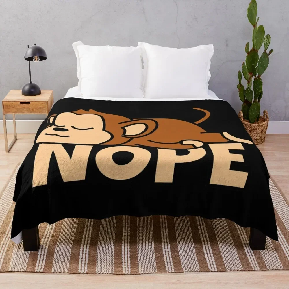 

Lazy monkey Throw Blanket For Decorative Sofa Blankets For Bed Beautifuls Blankets