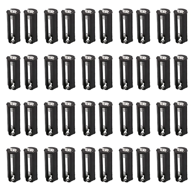 

New-40Pcs Black Battery Holder For 3 X 1.5V AAA Batteries Flashlight Torch