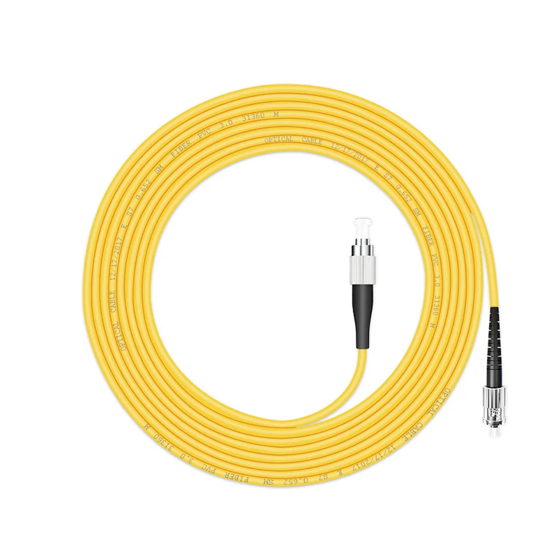 Puente de cable de conexión de fibra óptica Pigtail, ST, 125, UPC Patchcord, SM Simplex, PVC, LSZH, 9, 3,0, MM, personalizado