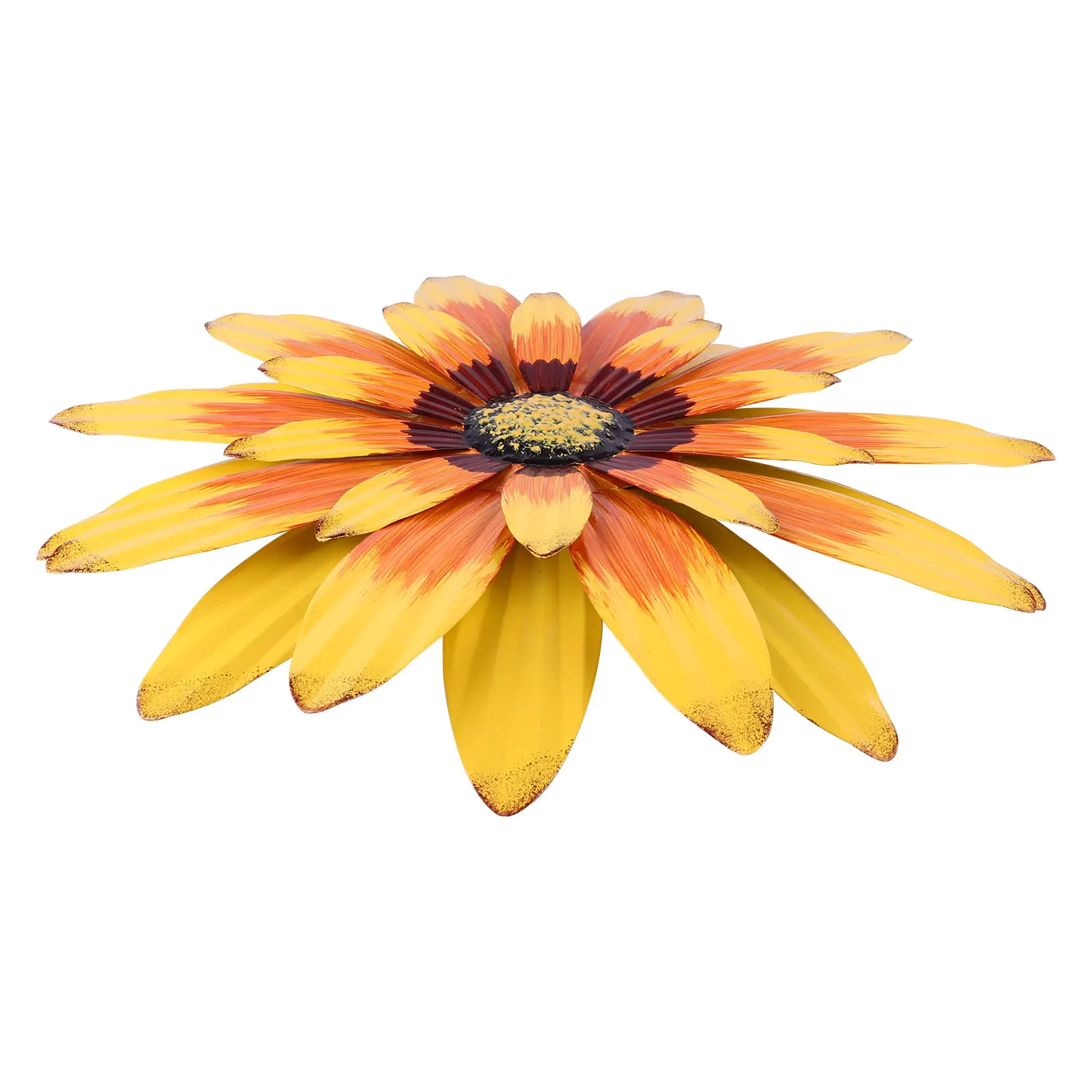 

Cabilock 3D Daisy Wall Hanging Outdoor Decor Metal Art Sculpture for Fence Front Door Layered Ornaments