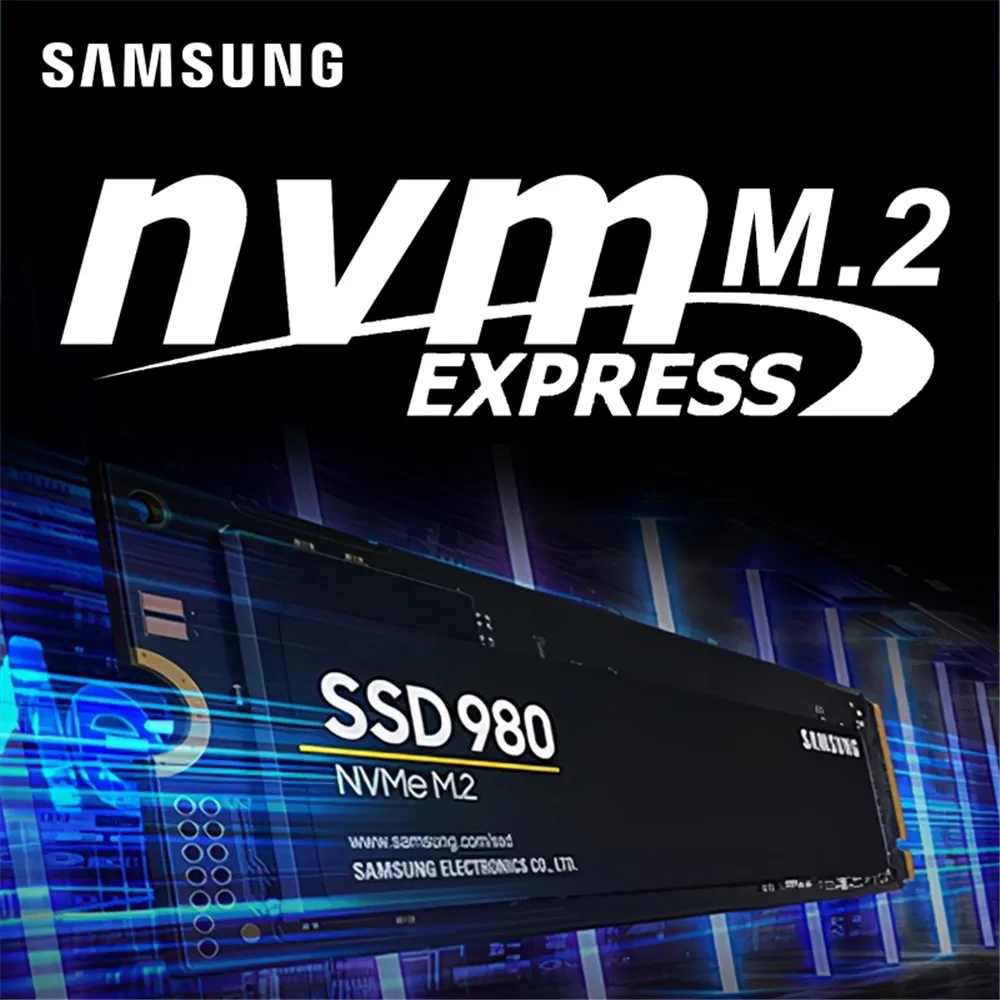 Original SAMSUNG 980 SSD 250GB NVMe M.2 2280 500GB Internal Solid