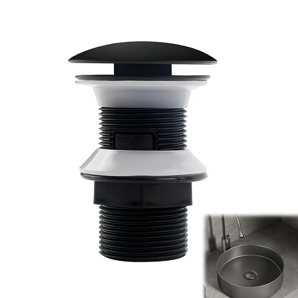 Up Drain Assembly for Sink and Vanity Applications Built with Stainless Steel and Engineered Without Overflow Hole