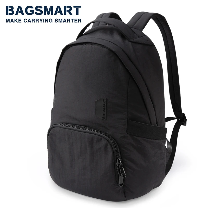 BAGSMART Cute Women Backpack Nylon School Bag Anti Theft 13.3 Inch Laptop Backpacks Travel Waterproof Small Kawaii Bag