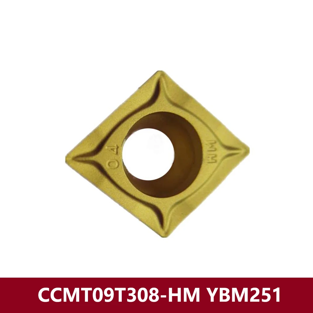 

Оригинальные твердосплавные пластины CCMT09T308-HM YBM251 CCMT09T308 HM CCMT 09T308 CCMT3 (2,5) 2-HM CNC Металлические Внутренние токарные инструменты CCMT09T3