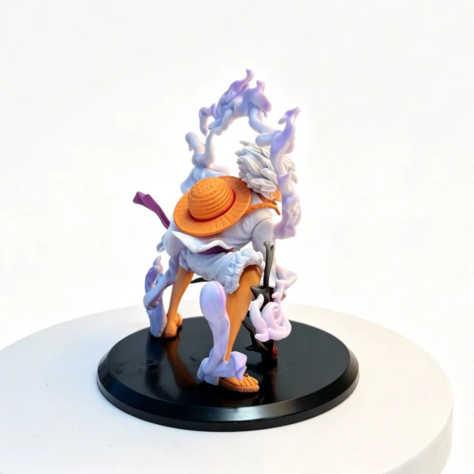 Bandai One Piece Fifth Gear Sonnengott Nika Luffy Hockende Figur, Anime-Peripheriemodell-Ornament, 2D Anime-Sammlerstück im Trend – Detail 10