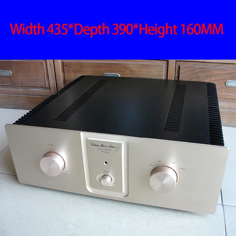 Kyyslb 435*390*160mm amplificador chassis caixa casa diy gabinete amplificador de som de áudio em casa caso escudo