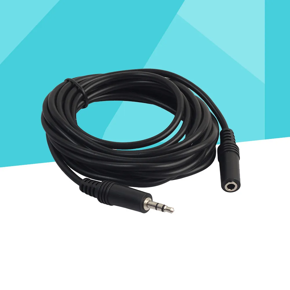 3 Meters 3.5mm Male to Female Stereo Audio Extension Cable PVC Shielding Nickel Plated Connectors Copper Wire for Smartphone