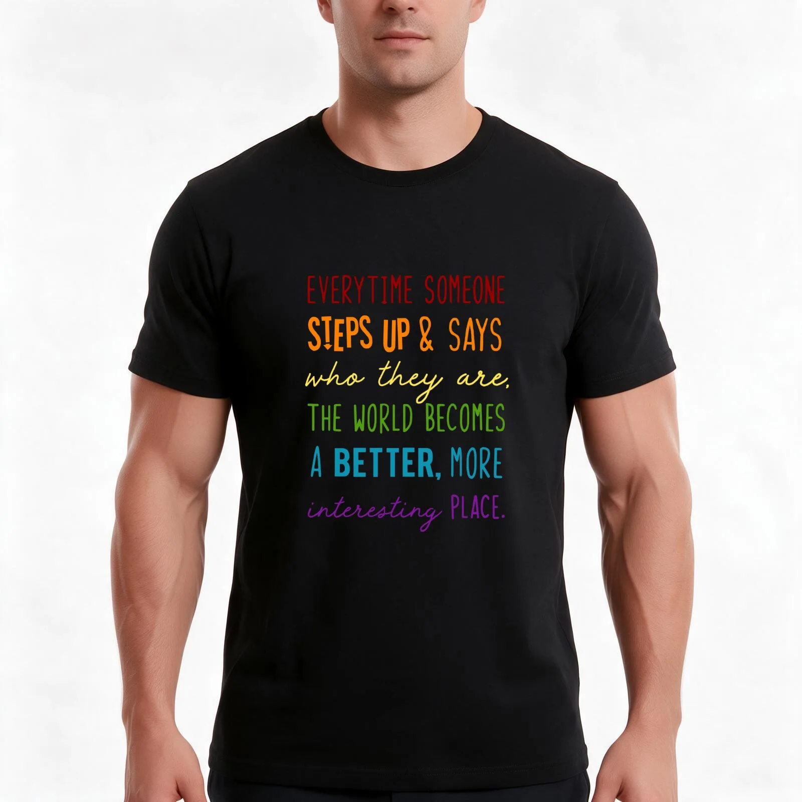 Captain Holt LGBTQ+ Quote T-Shirt Summer Casual Cotton Tee Oversized Streetwear Tops Vintage Graphic Print Unisex Men Women