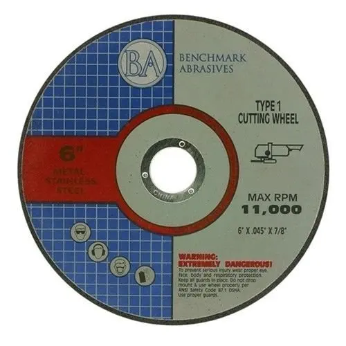

6 Inch Cut Off Wheels for Metal and Steel, .045" Thick, Angle Grinder Cutting Discs - 50 Pack
