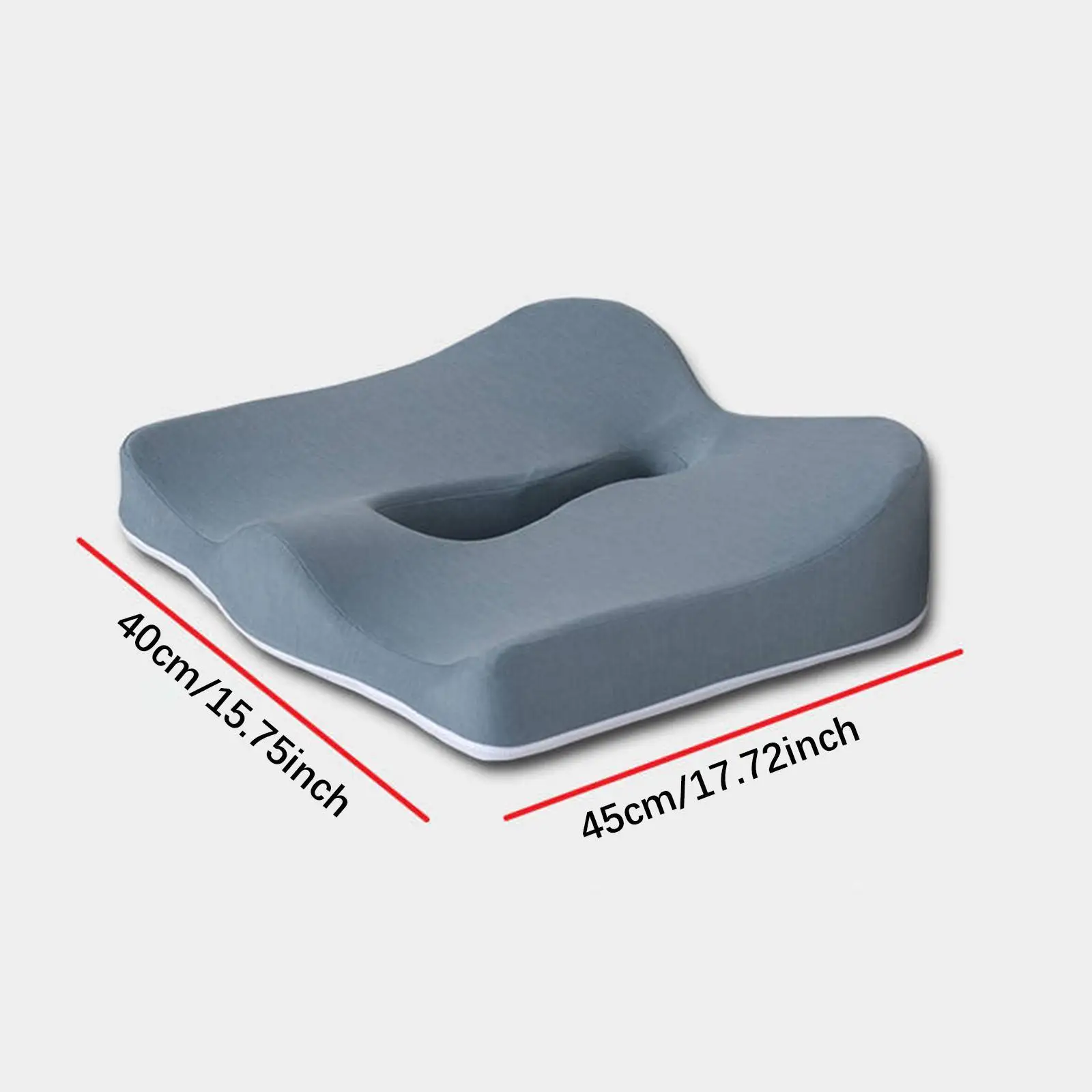 Sitzkissen aus Memory-Schaum, Rückenlehne mit doppeltem Verwendungszweck für Esszimmerstühle im Freien, Auto