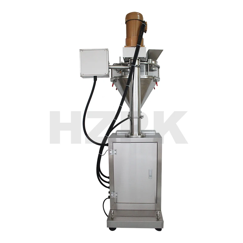 Enchimento de pó semiautomático