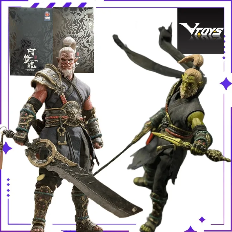 VTOYS Oryginalna Asura Zielono-Czerwona Hamująca się 1/12 Limitowana Edycja Ruchoma Lalka Kolekcjonerska z Materiałowym Ubraniem Model Zabawka Dostępna Od Ręki Ozdoba