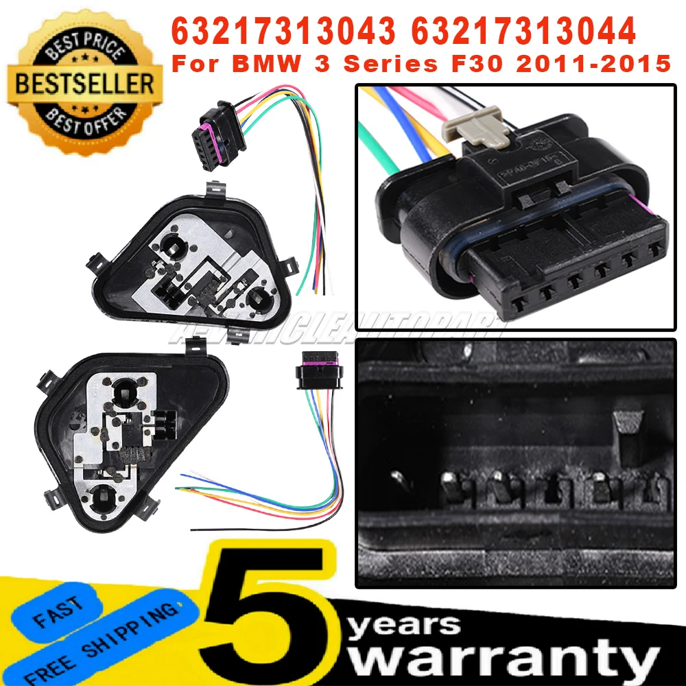 

Новый 63217313043 63217313044 гнездо держателя лампы заднего фонаря с разъемом для печатной платы для BMW 3 серии F30 автомобильные аксессуары