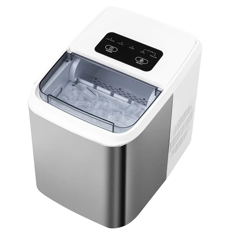 Home-Use Automatic Bullet Ice Maker Multifunctional, Quiet Design, Pure Ice Cubes—A Must-Have for Iced Beverages