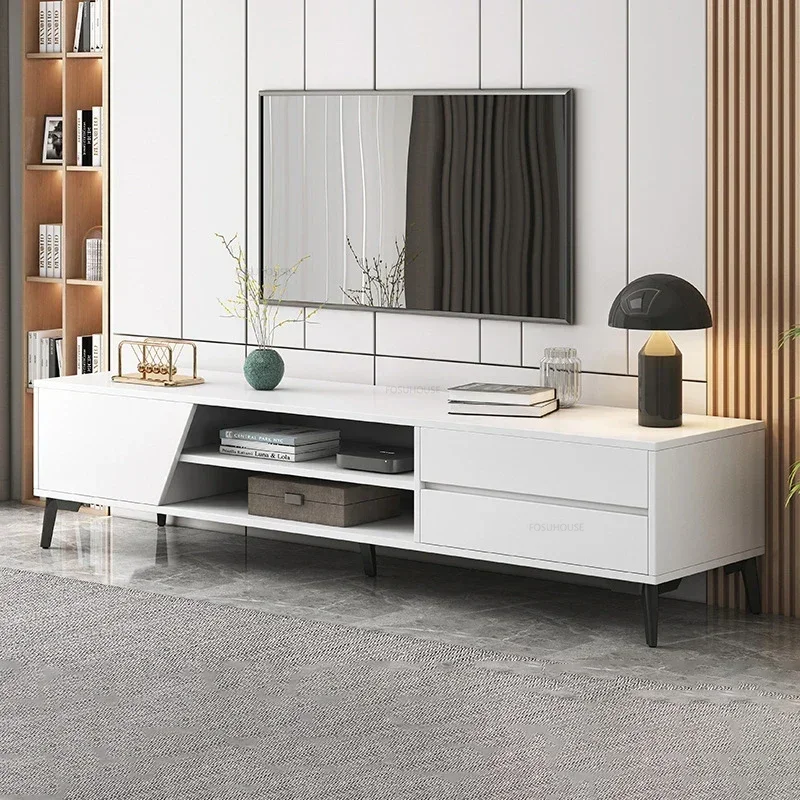 

Modern Minimalist TV Stands Light Luxury High-end TV Table Small Apartment Living Room Home TV Cabinet Nordic Home Furniture