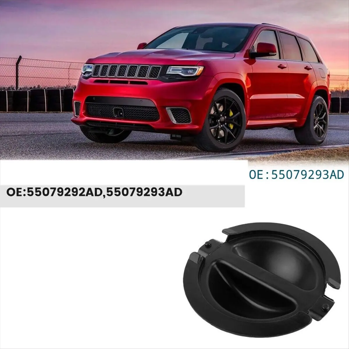 #95R (Black)55079292AD Car Front Fender Liner Cover for Jeep Grand Cherokee,Automotive Parts & Accessories