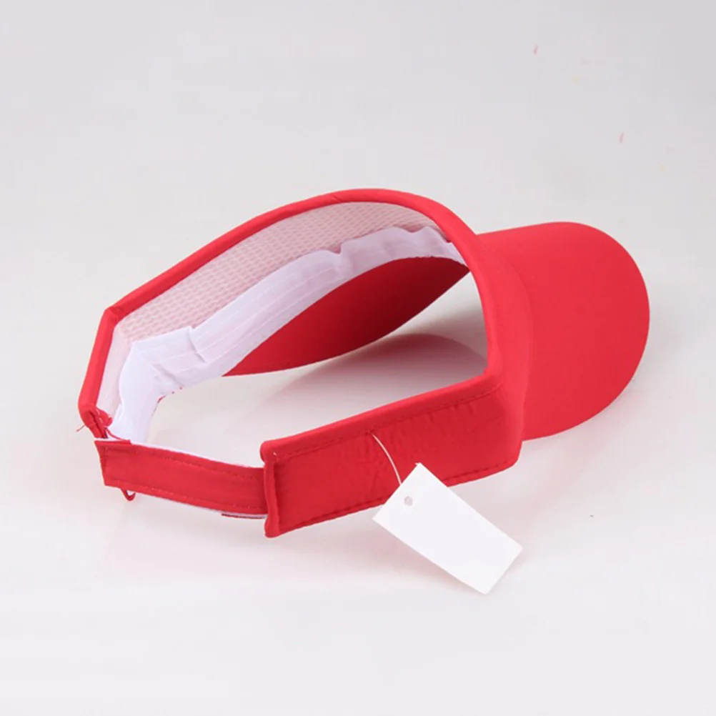 

Adjustable Sun Visor Hat One Size Fits Most Lightweight Uv Protection For Outdoor Sports Tennis Golf Hiking Beach Vacation
