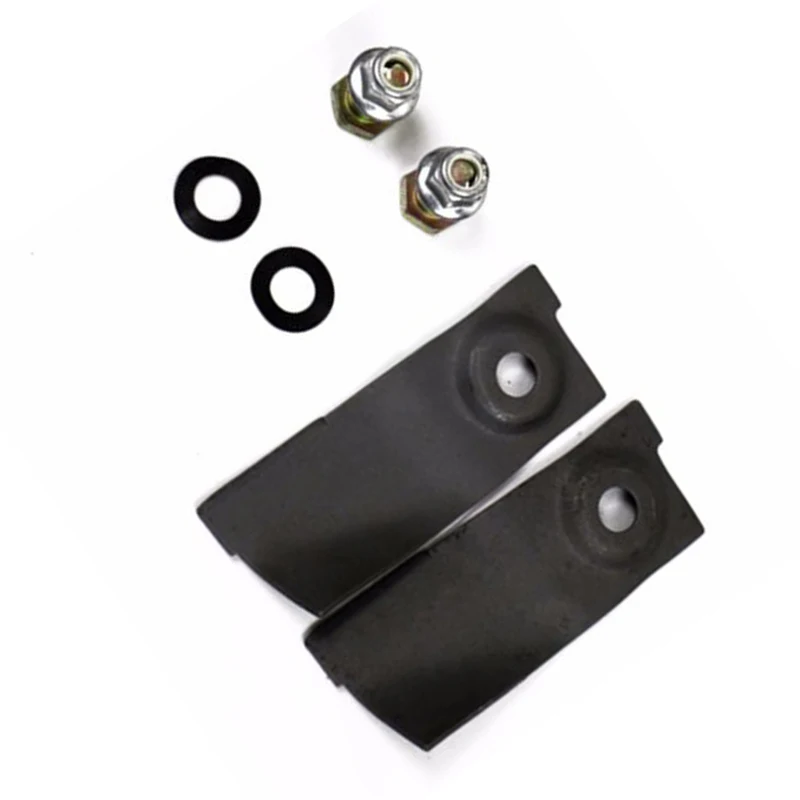 2 Set Hardened Lawn Mower Blades Bolts 18in 125x45mm Kit For Masport 200 300 400 500 575 600 Grass Trimmer Garden Tool Parts
