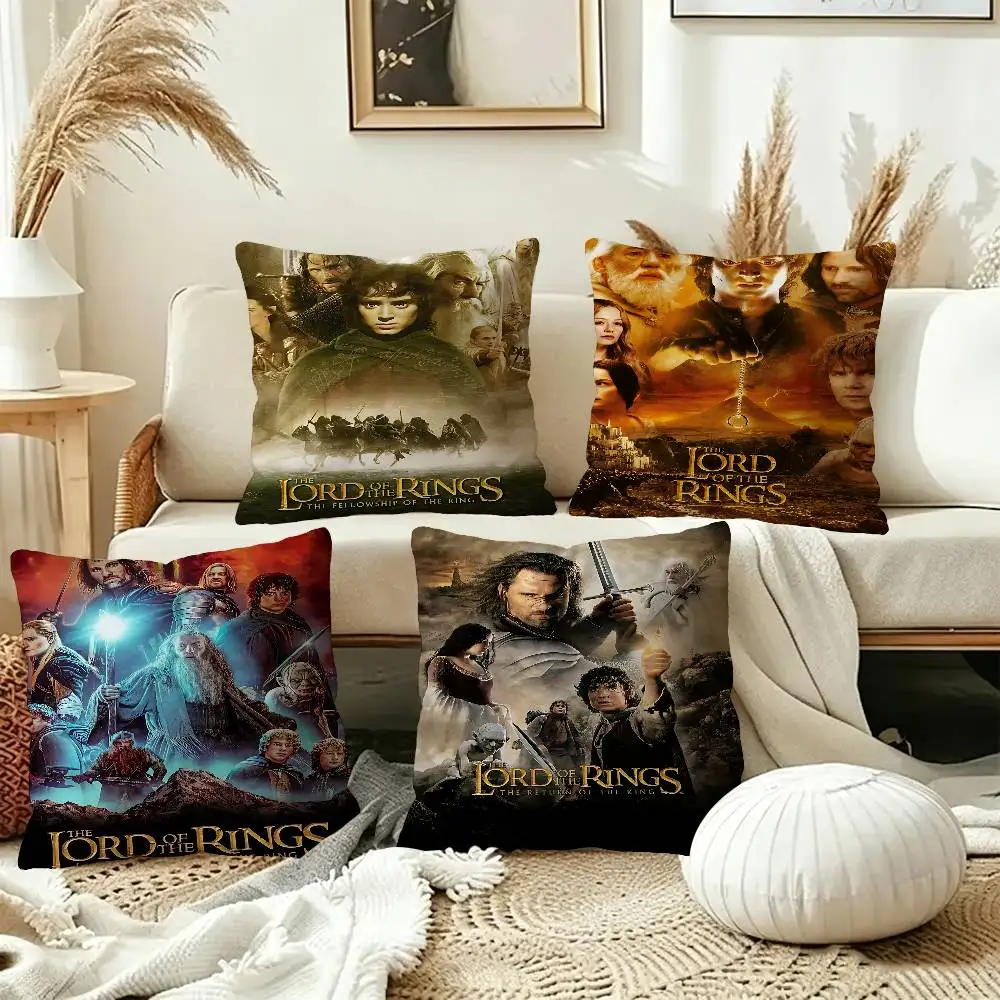 Movie The L-Lord of T-the R-RingS  Pillow Gift Home Office Decoration Bedroom Sofa Car Cushion Cover case 45x45
