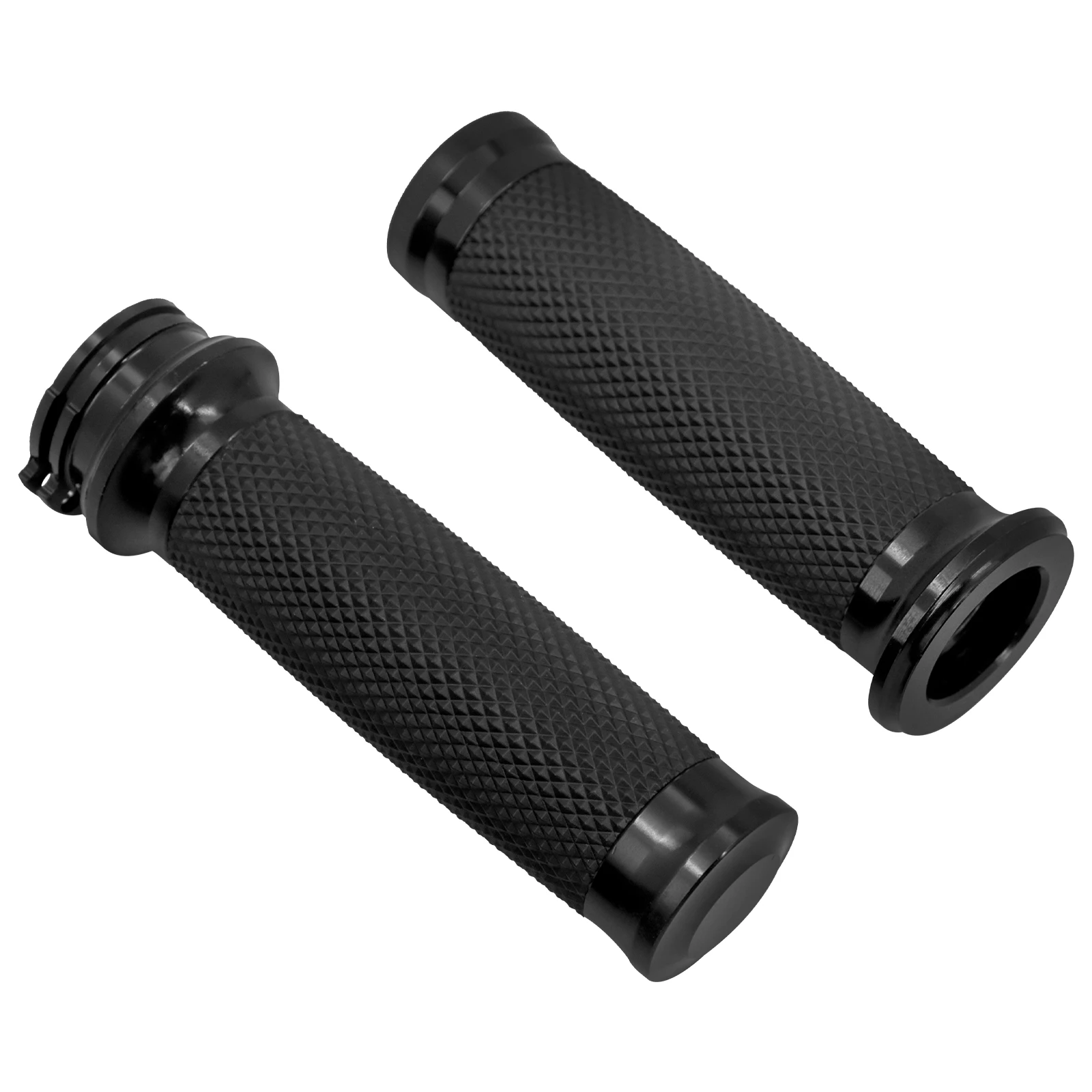 1 "أسود مقود اليد القبضات صالح ل هارلي للتجول 1996-2007 ل سبورتستر XL 1996-2022 ل Dyna FXDF 1996-2017