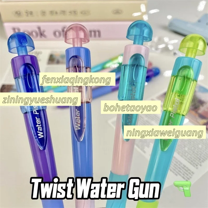 

Creative Twist Water Gun Gel Pen Office Multifunctional Night Reading Students Stationery Writing Pen Ballpoint Pen Stylus Pen