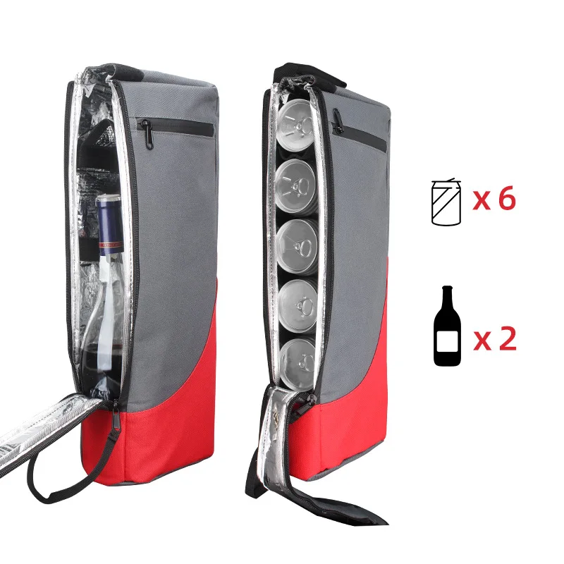 Golf Bag Outdoor Portable Golf Car Insulated Refrigerated Ice Bag 6 Cans of Coke Beer Red Wine Ice Bag