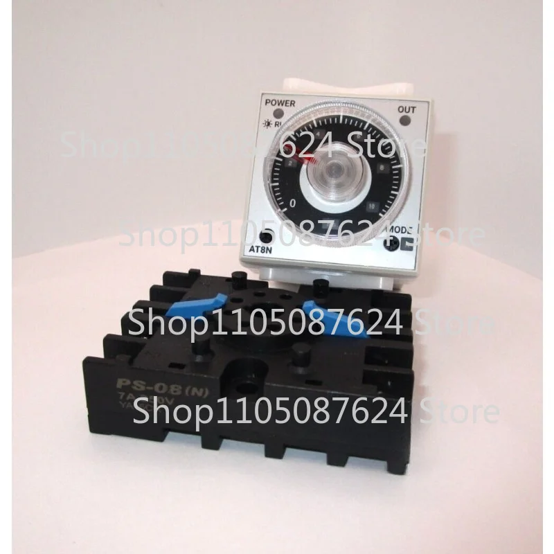 YY   AT8N Genuine For AUTONICS Timer with PS-08 Socket Base FAST SHIPPING