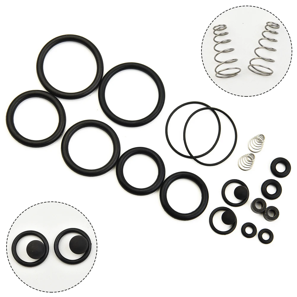 Spare Kit Inflator Repair Set Silicone Oil High-Pressure Kit NBR/Copper O-Ring Parts Replacement 1 Set 30mpa Accessories