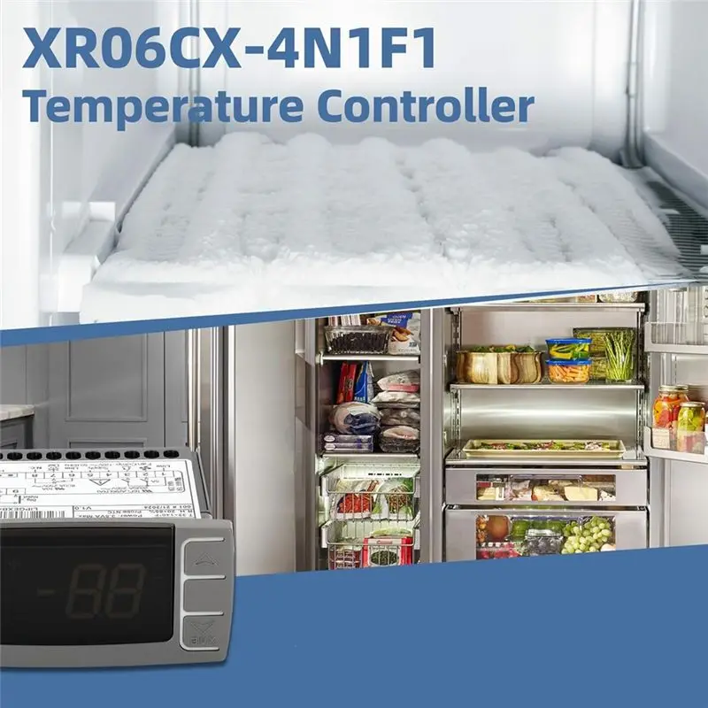 A98E-XR06CX-4N1F1 Temperature Controllers, Programmable Digital Thermostat With Sensor Probe