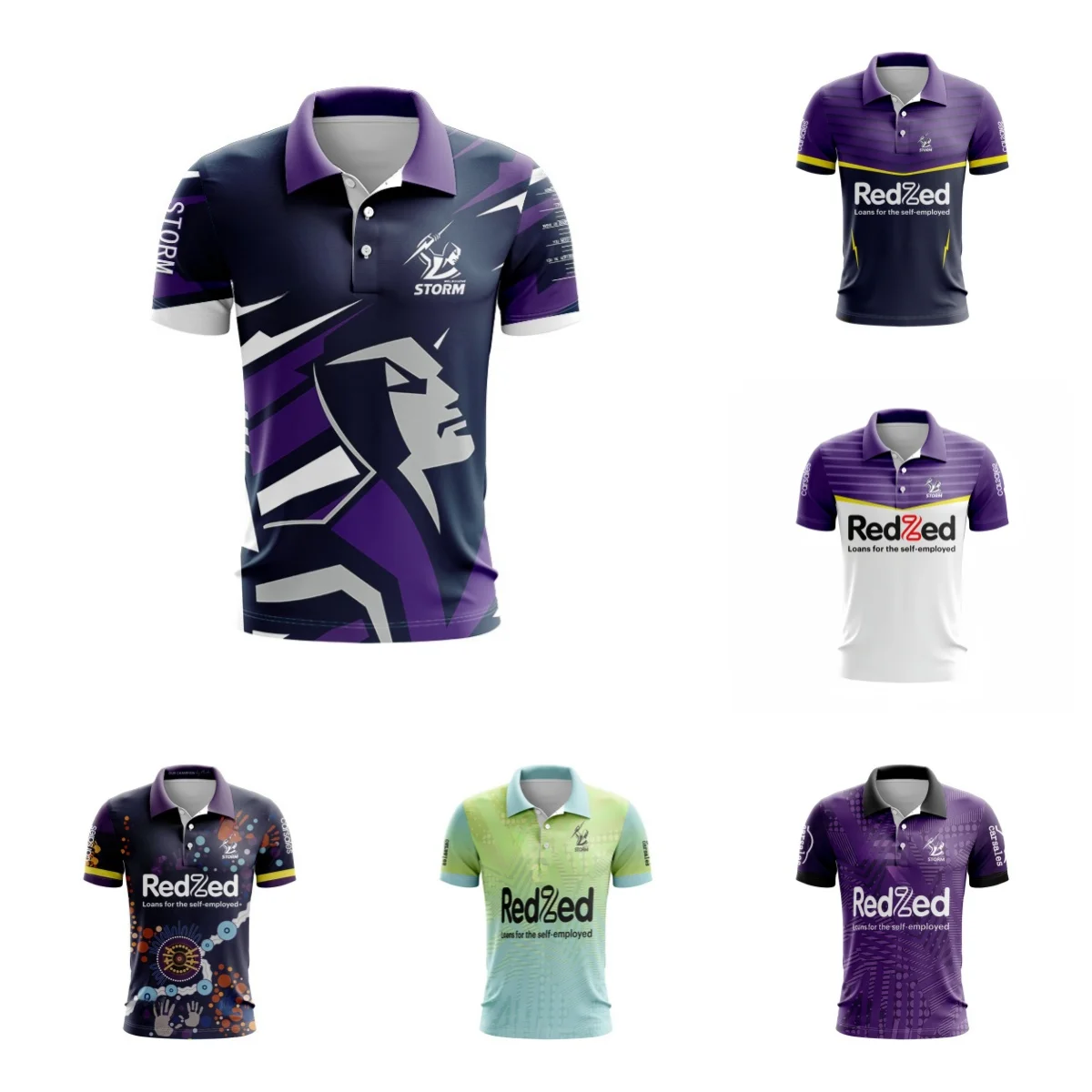 POLO  Melbourne Storm Ashtabula side training jersey