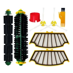 Robô Aspirador de pó para Irobot Roomba, Escova lateral principal, Filtro Hepa, Roda dianteira, Série 500, 510, 530, 535, 550, 560, 570, 580