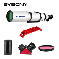 Svbony SV503 102ED Refractor OTA Telescope with SV193 2-Inch 0.8X Field Flattener Focal Reducer for deepsky Astrophotography