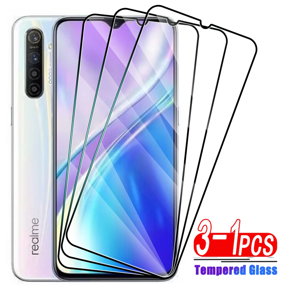 3-1PCS Tempered Glass for Realme X2 X3 X7 Pro Max Screen Protector on Realme X50 M 5G