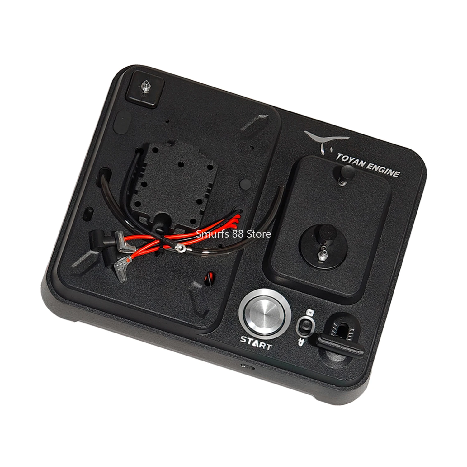 TOYAN FS L200AC modèle de moteur Base en métal bricolage Kit d'assemblage adapté pour FS L200AC double cylindre Nitro moteur modèle cadeau