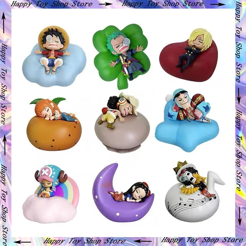 

One Piece Led Night Mystery Box Light Anime Luffy Zoronami Cut Characters Sweet Dream Series Model Blind Box Decorative Gift