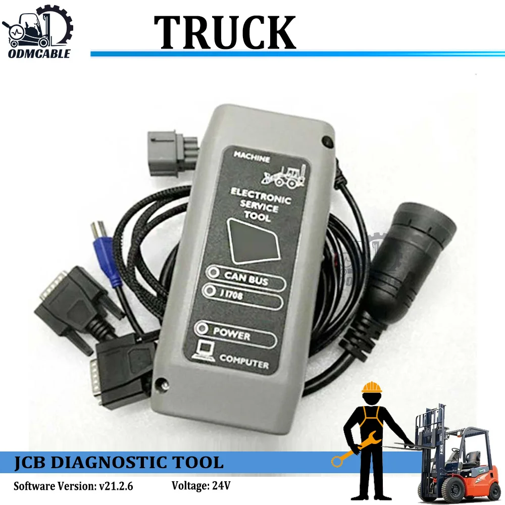 

Excavator Diagnostic tool for JCB Electronic Service tool for JCB Service Master Heavy duty truck diagnostic scanner