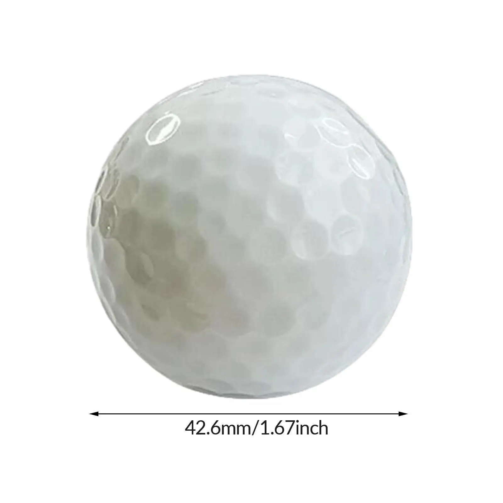 Luminous Golf Ball Glowing Fluorescent Golf Ball for Training