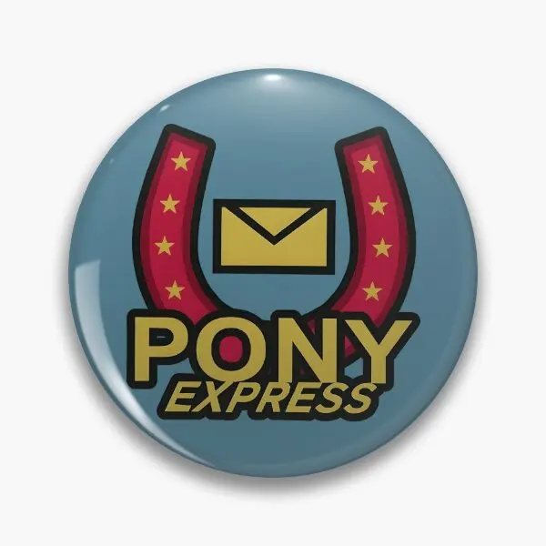 Mouthwashing Pony Express Team Uniform  Soft Button Pin Funny Decor Women Collar Metal Gift Lover Brooch Creative Fashion