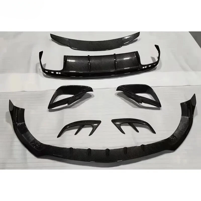 

Carbon Fiber Front Lip Air Vents Rear Diffuser Spoiler For W217 C217 S Coupe Body Kit