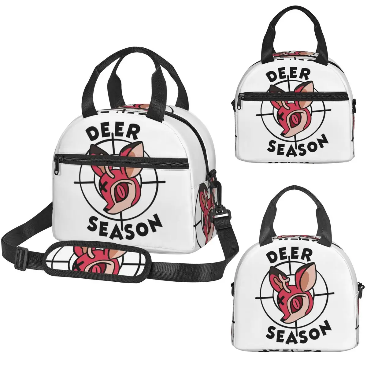 

Alastor Deer Season Insulated Lunch Bag for Women Office Cooler Thermal Box Tote Portable Lunch Boxes