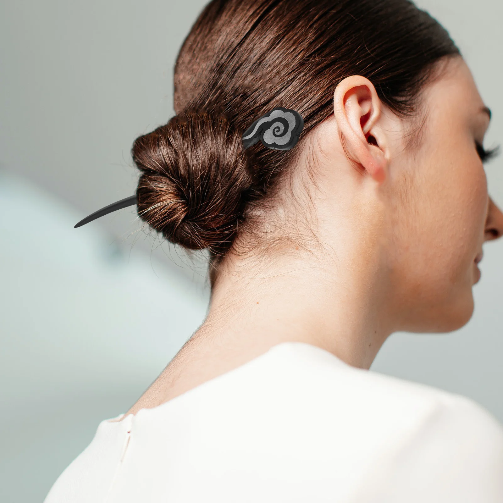 

Wooden Chinese Hair Pin Classic Design for Long Hair Daily Wear Weddings Evening Parties Asian Style Accessory