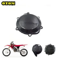 Motorcycle For HONDA Clutch Cover Engine Carbon Fiber Protector Guard CRF250R CRF250X CR125 CRF450X CRF150R CRF250L CB300F 2024