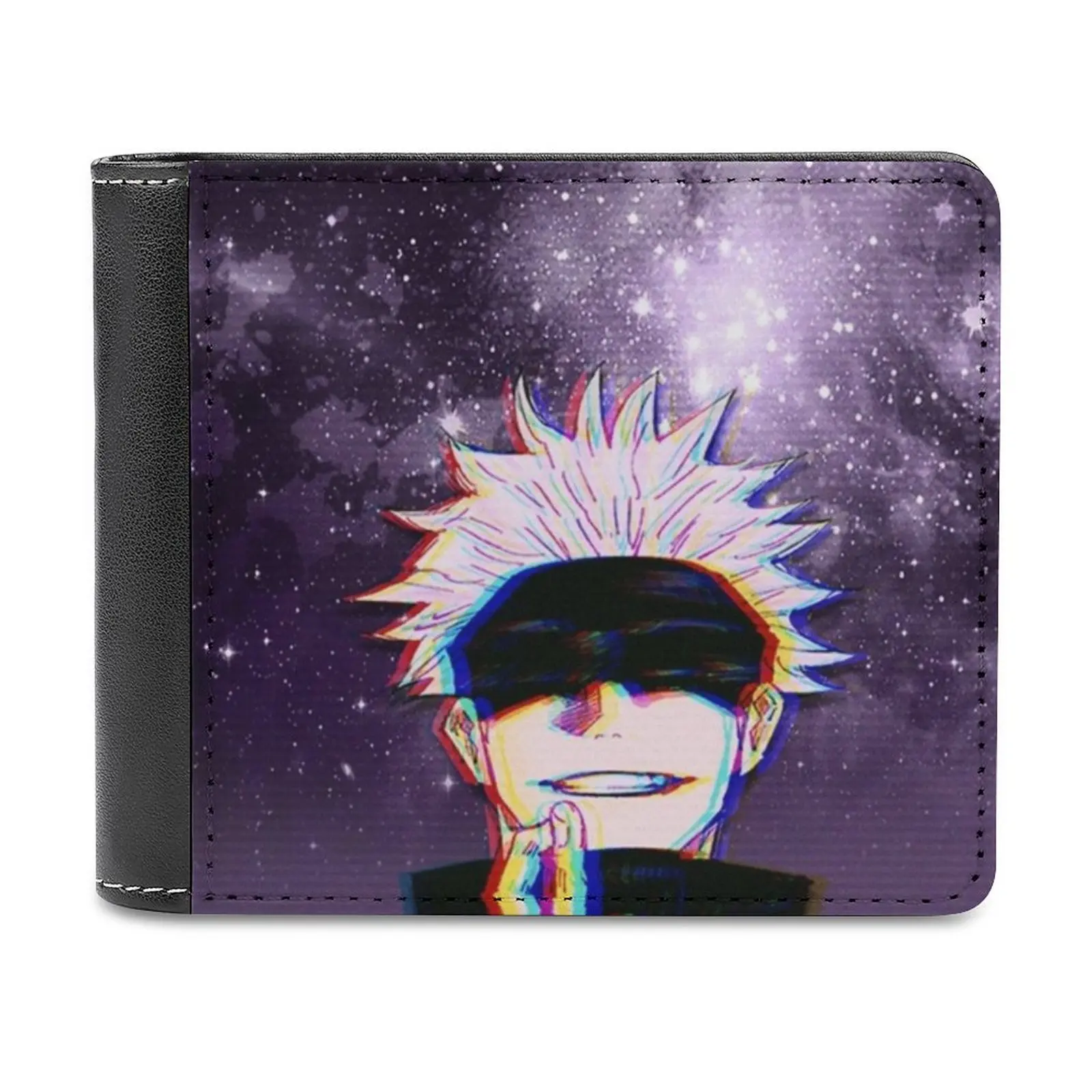 Gojo In Space Business Men Wallets Small Money Purses New Design Dollar Price Top Wallet Gojo Itadori Anime Blind Curse Case