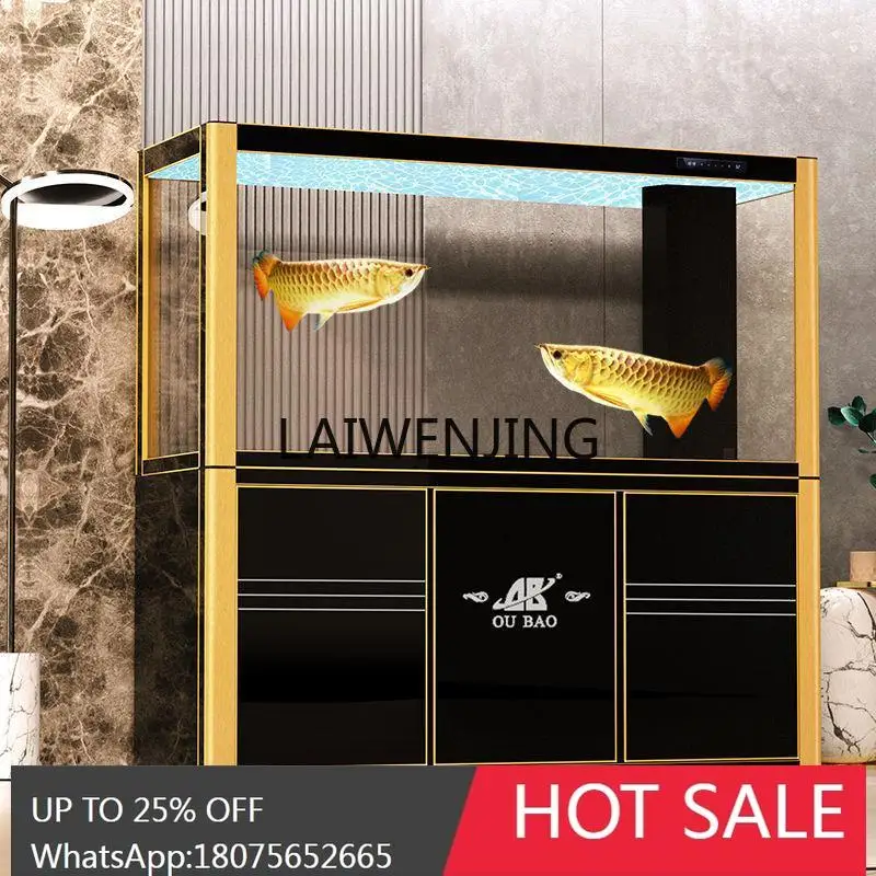 

aquarium large and medium-sized landscaping ecological bottom filter fish tank screen water-free