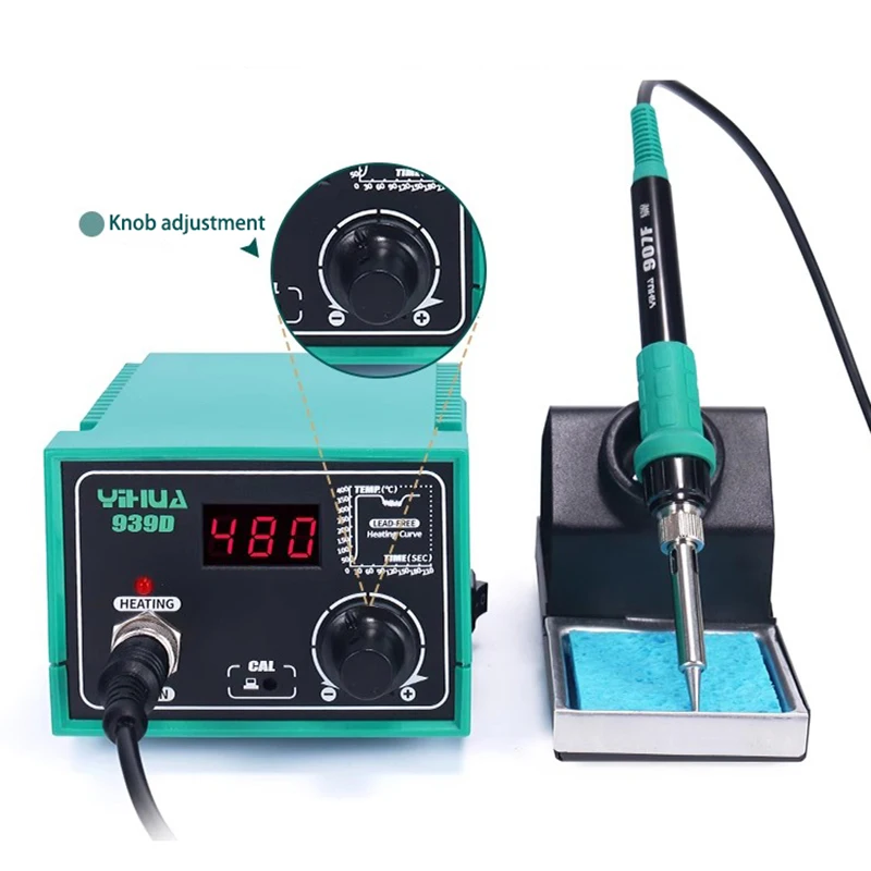 YIHUA 939D Soldering Station 110v/220V 60W Constant temperature Antistatic Electric Soldering Iron