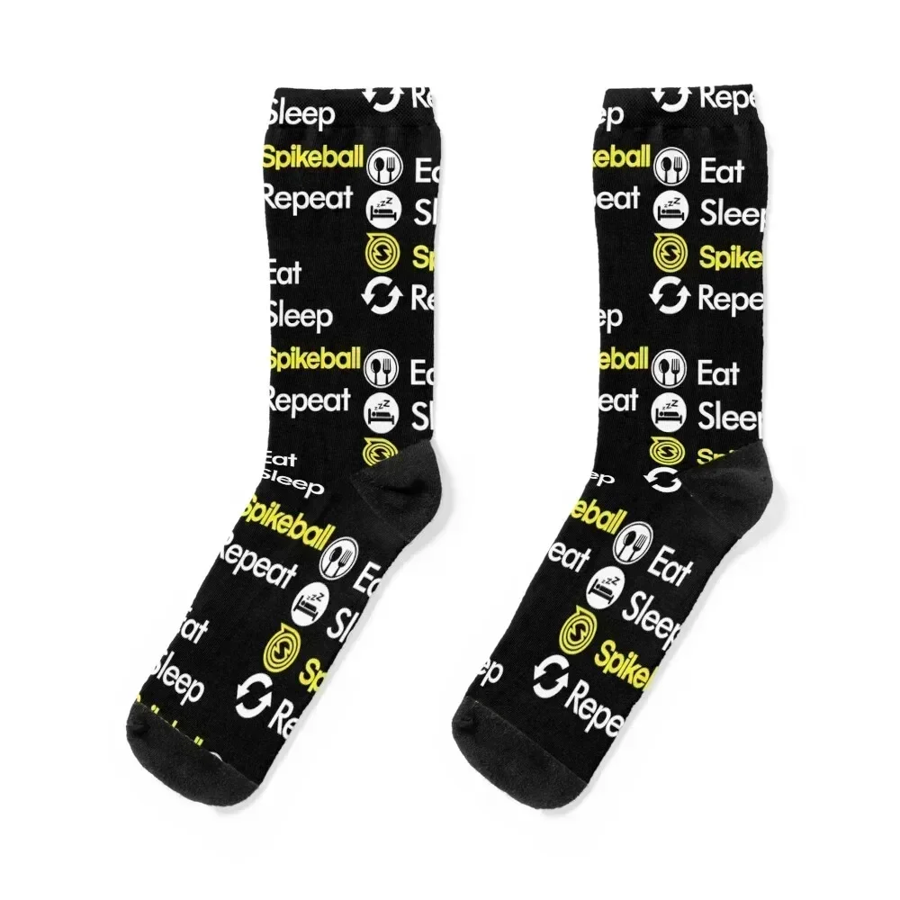 

Spikeball T-Shirteat sleep spike Socks christmas stocking basketball new in's Running Socks Man Women's