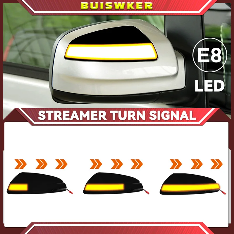 For Mercedes Benz Viano Vito W639 C-Class W204 S204 Turn Signal Lights Mirror Indicator Blinker Dynamic LED