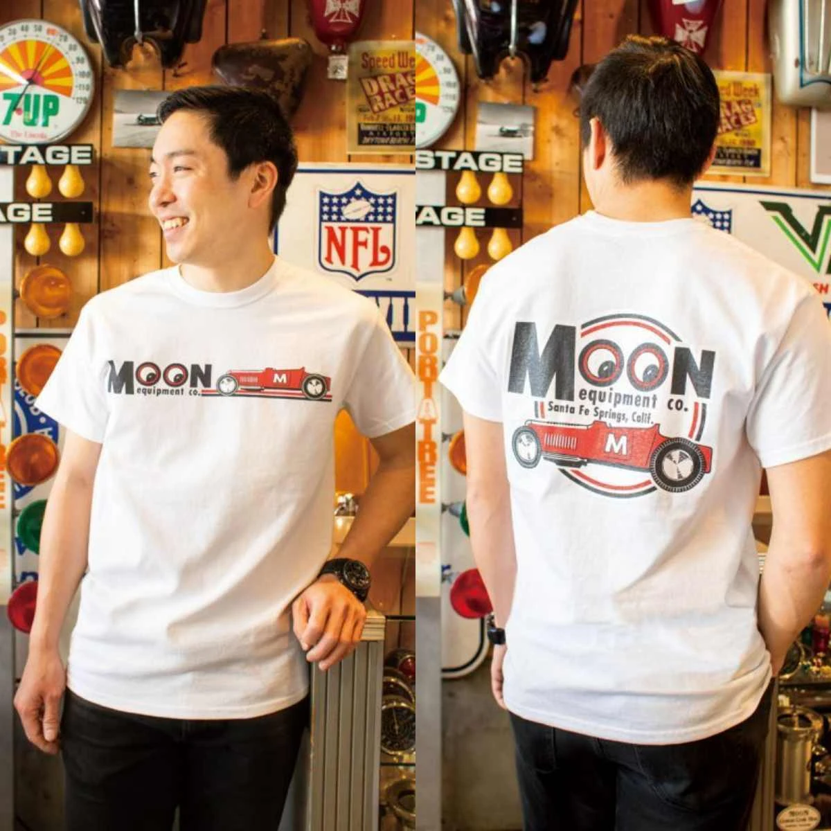 Company Moon Modified Car Motorcycle Brands T-shirt Cotton Graphic Tee Men Women Summer Streetwear