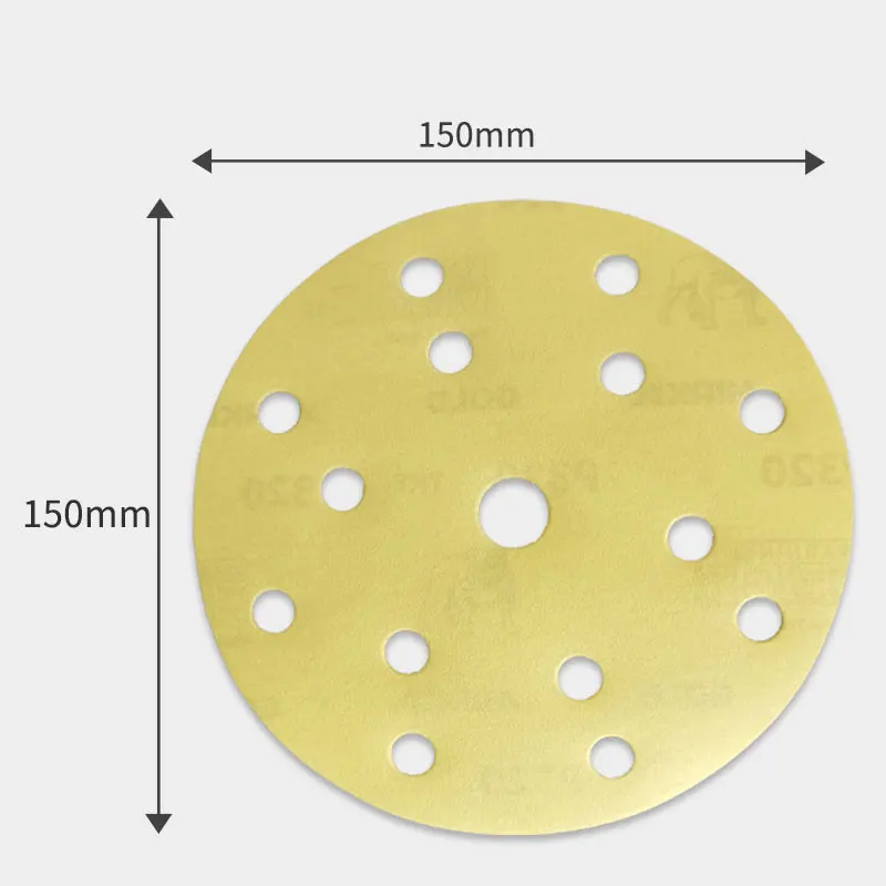 MIRKA-Original Finland Sanding Disc 6 inch 21 holes 150 MM 150 MM 10 pcs